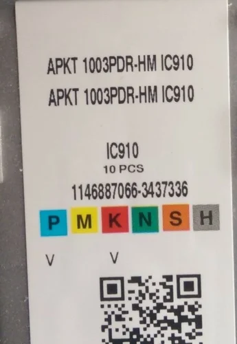 ISCAR 10 шт. карбидные вставки APKT 1003PDR-HM IC910