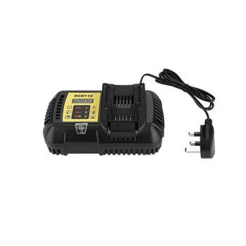 

Eu Plug 4.5A Lithium Battery Charger 100-240V Universal For Dewalt 10.8V / 14.4V / 20V (Max) Lithium Ion Battery Fast Charger