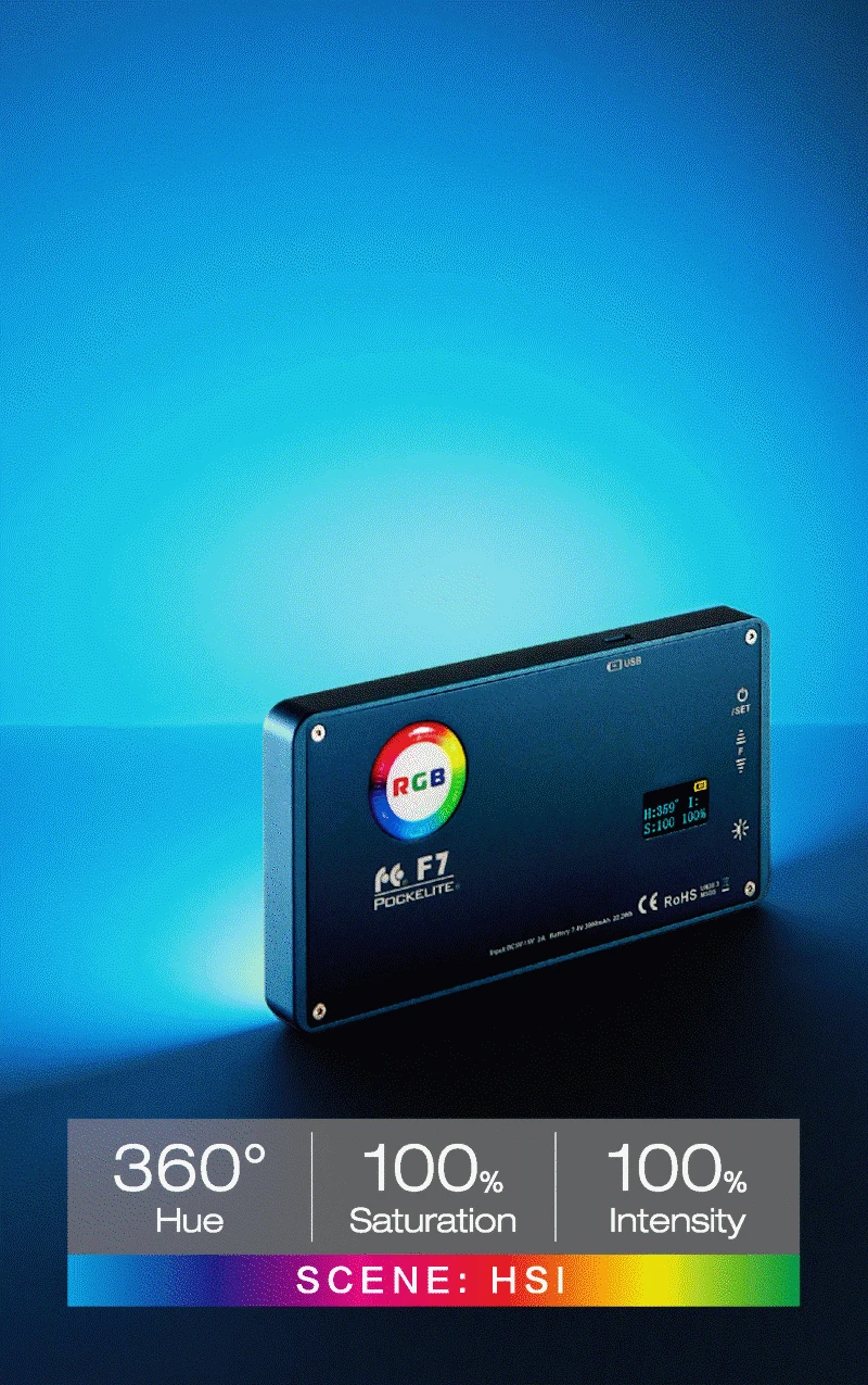 FalconEyes F7 12W RGB светодиодный мини-карманный светильник для камеры магнитный с 18 режимом спецэффектов портативный для видео/фото фотографии