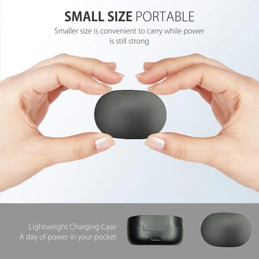 SODO T205 TWS Bluetooth V5 0 Headset Sports Wireless Earphones 3D Stereo Earbuds Mini in Ear Dual Microphone With Charging box