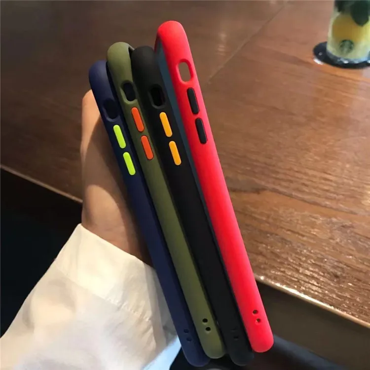 For iPhone 11 Pro Max case Retro Simple colors Phone case silicone cover for coque iPhone 7 7 Plus 6 8 6s Plus X XR xs max case