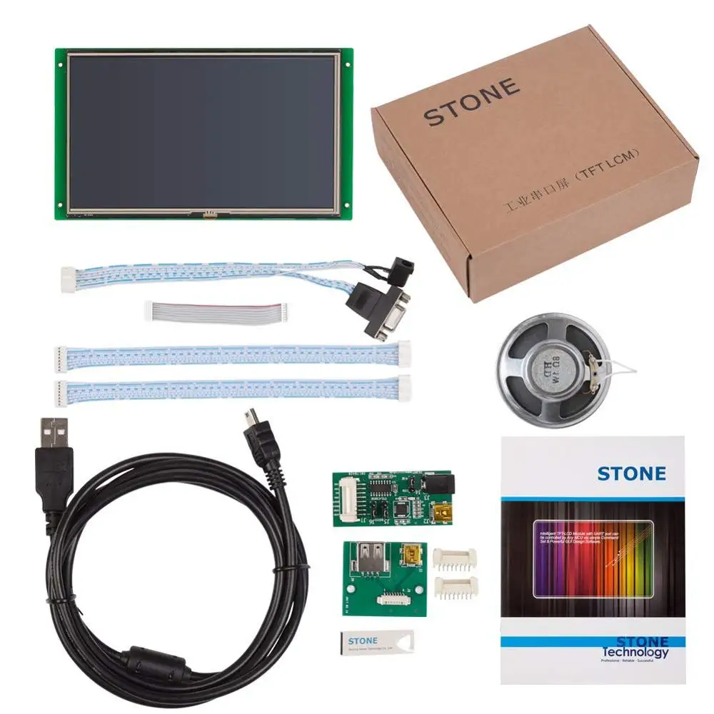 5,0 дюймовый дисплей HMI RS232 RS485 ttl интерфейс программируемый промышленный сенсорный контроллер