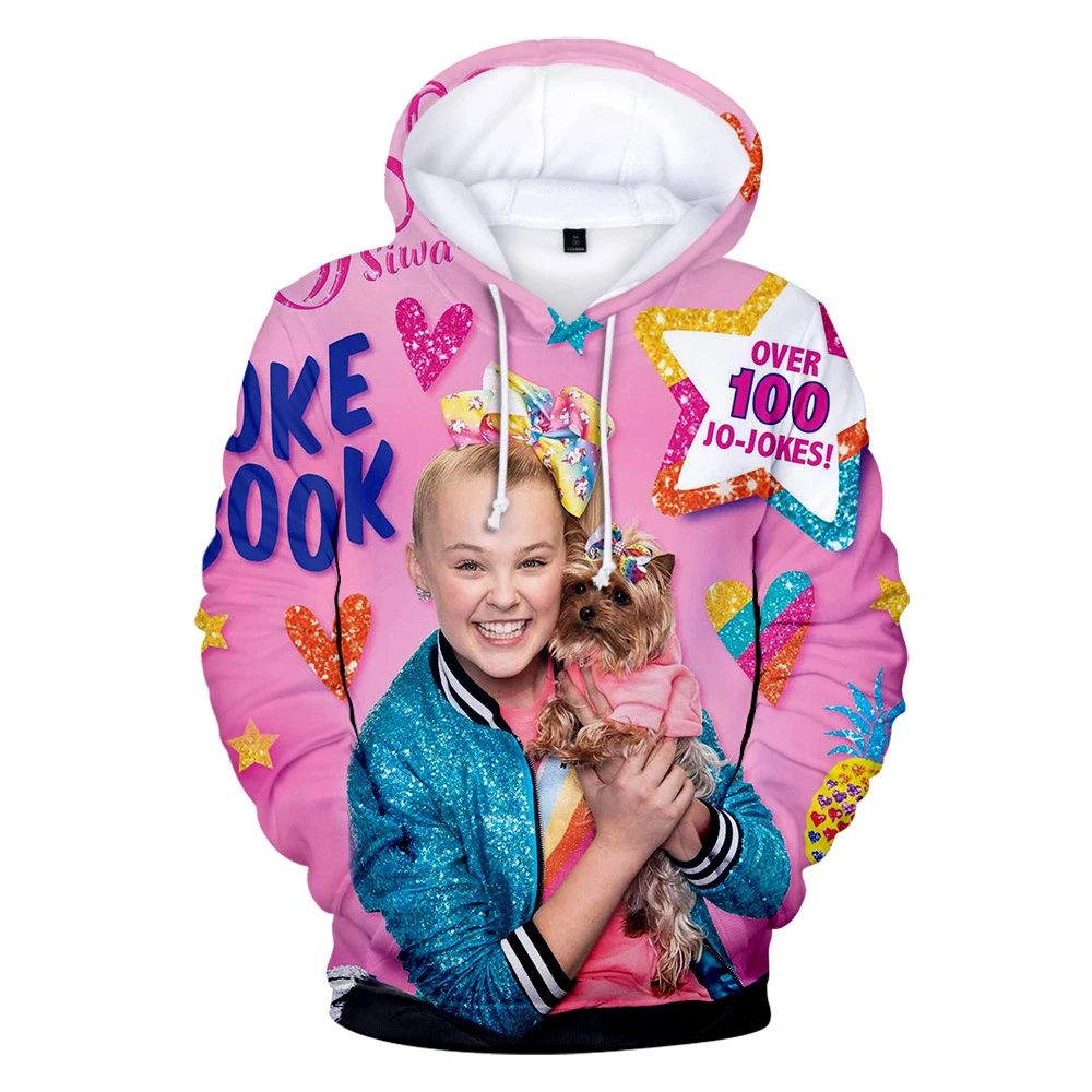 06605 Г. JOJO Siwa/детский осенне-весенний топ с капюшоном, Свитшот футболка, одежда хлопковая одежда для девочек-подростков верхняя одежда, пальто для От 3 до 14 лет - Цвет: 06605