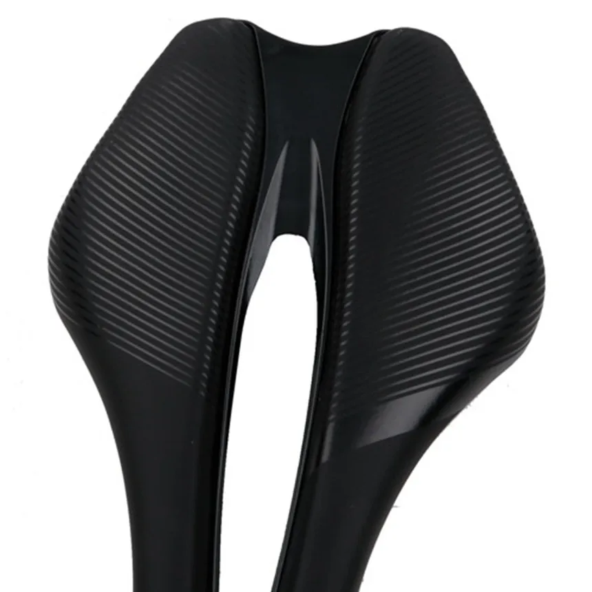 Black Road Bicycle Cushion Comfortable MTB Mountain Bike Hollow Big Butt Seat Short Nose Cushion Saddle