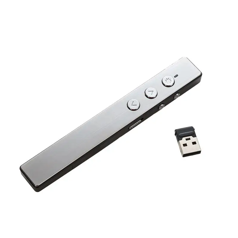 

Wireless PPT page pen electronic Laser-pen multi-function remote control demo pen