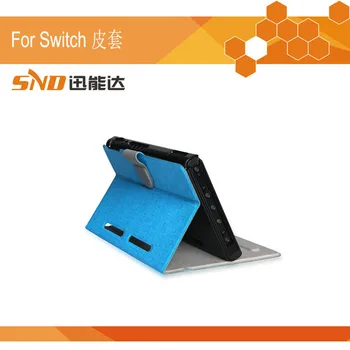 

For Nintendo For Switch Game Console Protection Leather Case Flip Protective