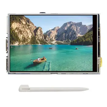 

For Raspberry Pi 4 Model B/3B+/3B/2B/B+ 3.5-inch LCD TFT Touch Screen 480 * 320 + Touch Pen Replacement Accessories