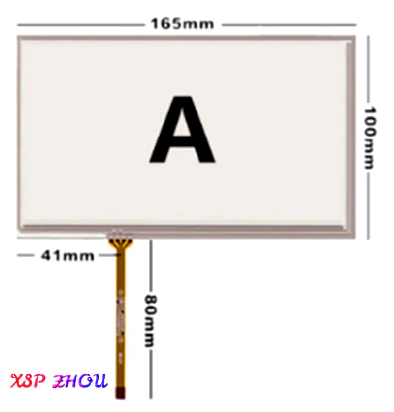 7 дюймов 50PIN AT070TN92 AT070TN93 AT070TN94 7 дюймов ЖК-дисплей экран+ сенсорный экран навигации автомобиля GPRS ЖК-дисплей экран с сенсорным экраном в сборе - Цвет: A Style touch screen