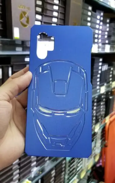 R-JUST для samsung Galaxy Note 10 Plus, чехол на заднюю панель s Armor, металлический алюминиевый чехол с ЧПУ ironman, чехол-бампер - Цвет: blue