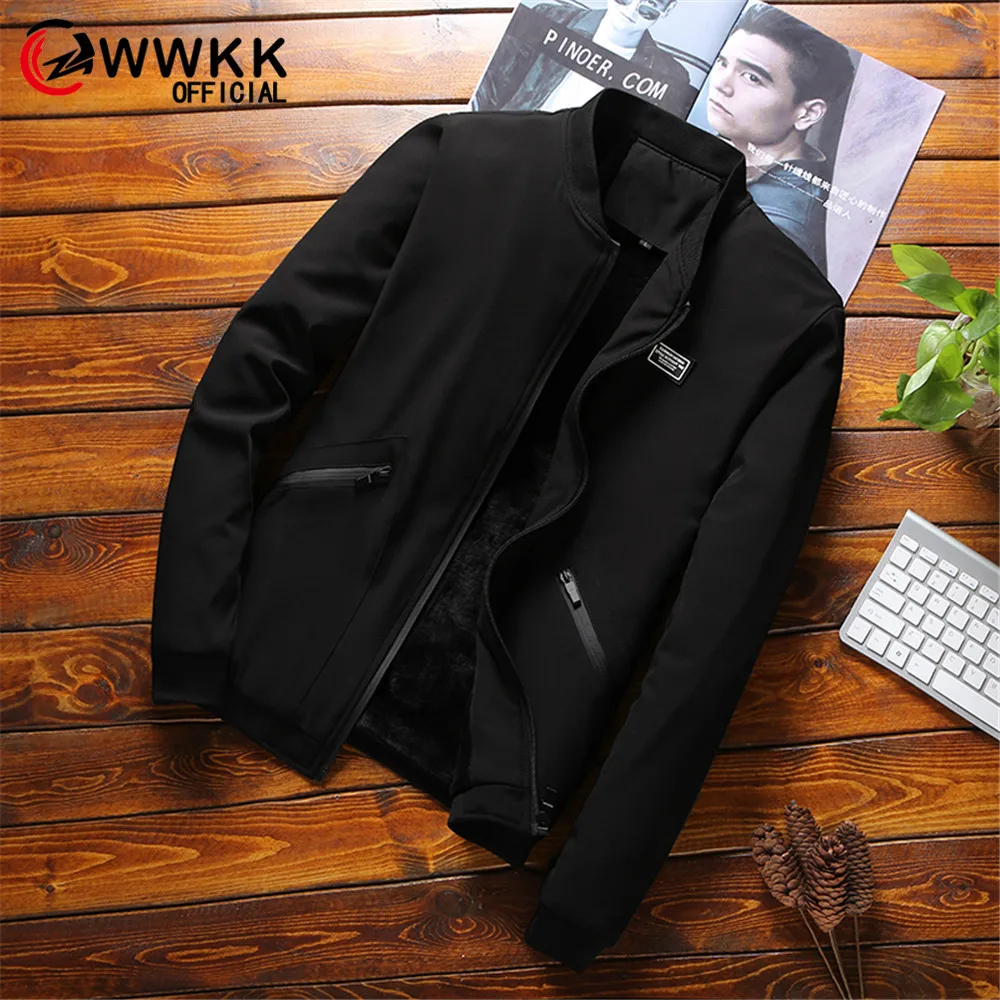 WWKK Новый M-8XL мужская стенд Куртка с воротником пальто Outerwearoat туризма