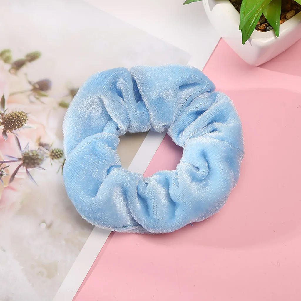 1 шт. 40 цветов хорошего качества бархатные резинки эластичная лента держатель конский хвост бархатные волосы женские головные уборы аксессуары#25