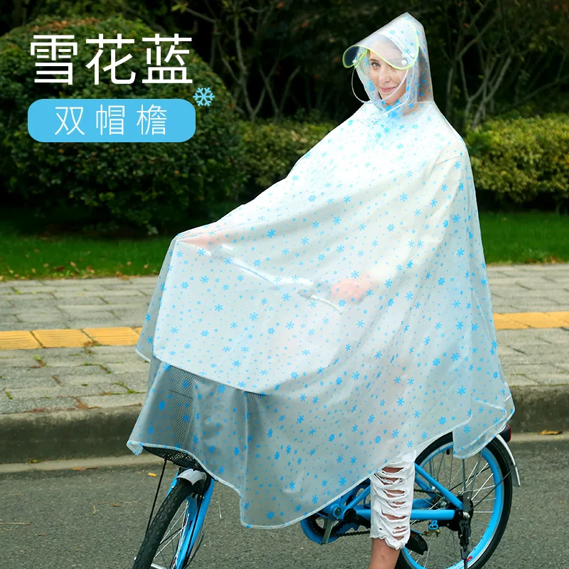 Ladies Rain Coat Jacket Waterproof Bicycle Adult Transparent Plastic Raincoat Vetements Raincoat Women Regenjas Dames New GG50yy - Цвет: 5