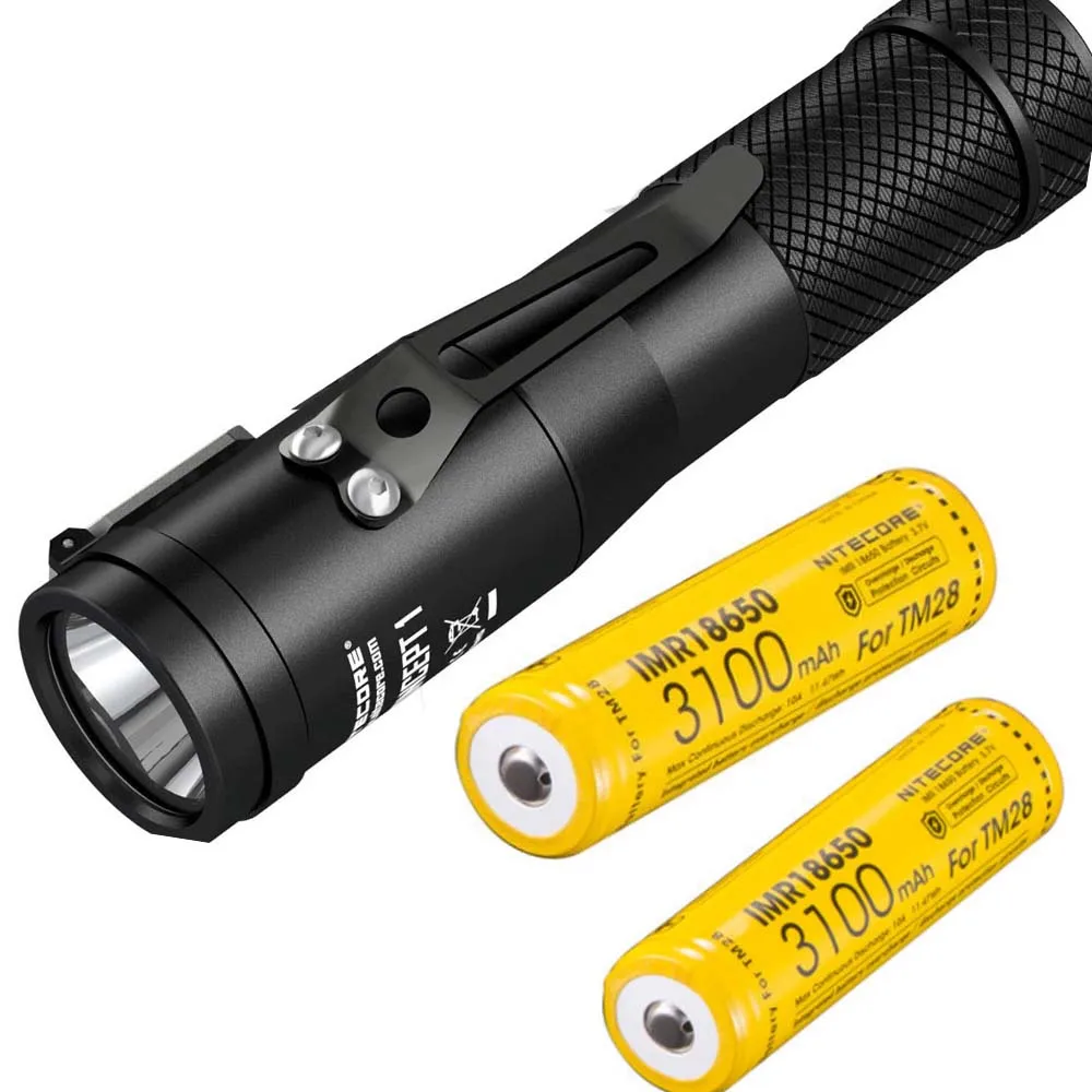 NITECORE Concept 1 C1 CREE XHP35 HD E2 светодиодный фонарик макс. 1800LM дальность луча 220 м магнитный