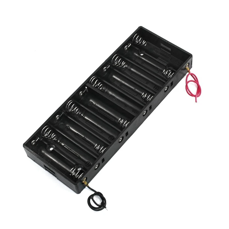 

Plastic Shell Batteries Holder Box for 10 x 1.5V AA Battery