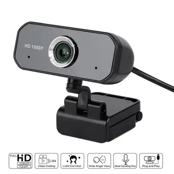 

Full HD 1080P Webcam With Microphone Clip-on Webcamera For Computer PC Laptop Desktop Network Teaching Electronic Accessories