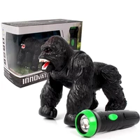 Intelligent RC Robot High Simulative Orangutan Remote Control Animal With Sound Light Effect Funny Terrifying Gorilla Toy Gifts 1