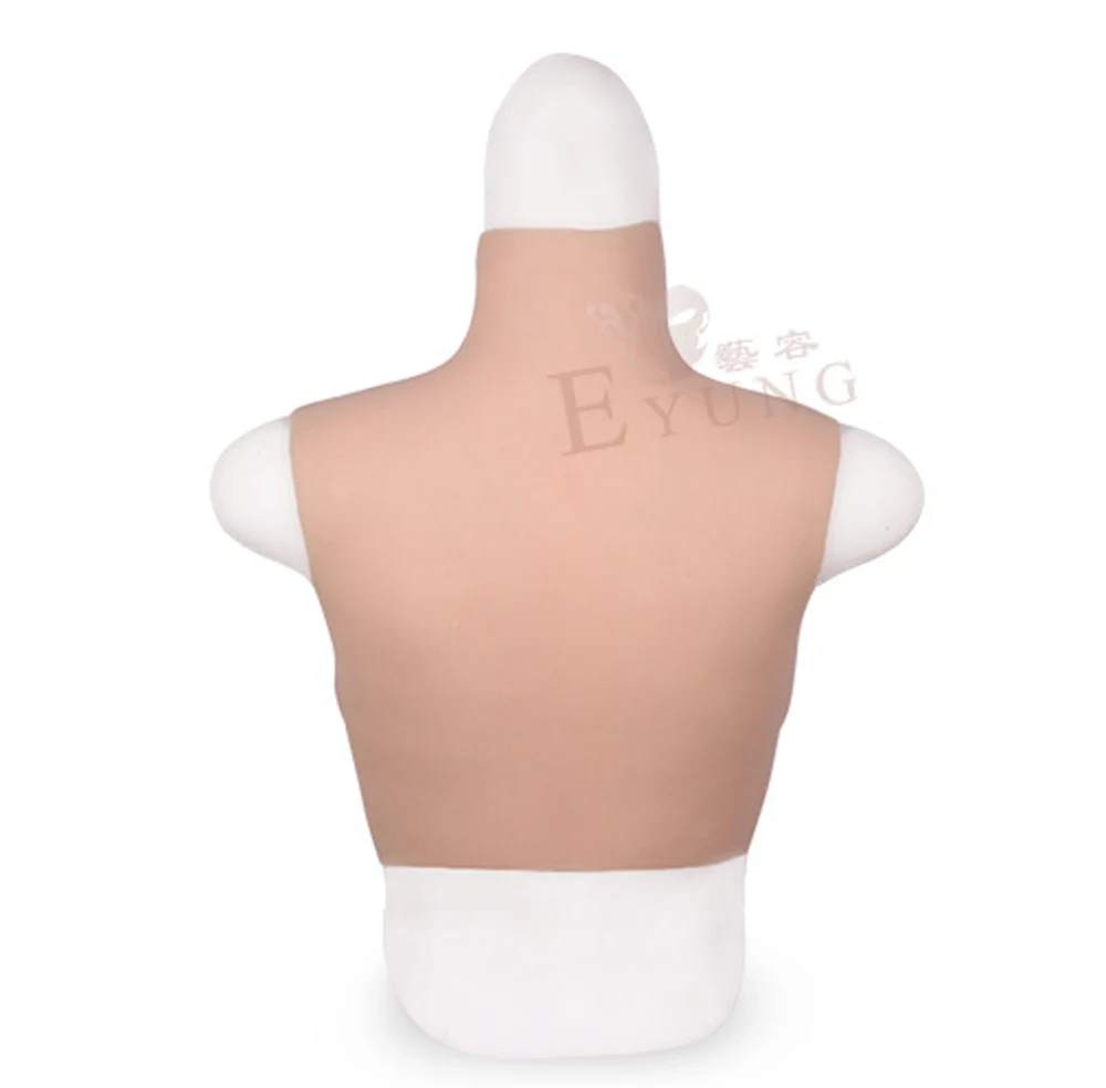eyung 2019 M-B cups breast forms for crossdressing man male to female with Silk filling Real nipple soft touch silicone breast (8)