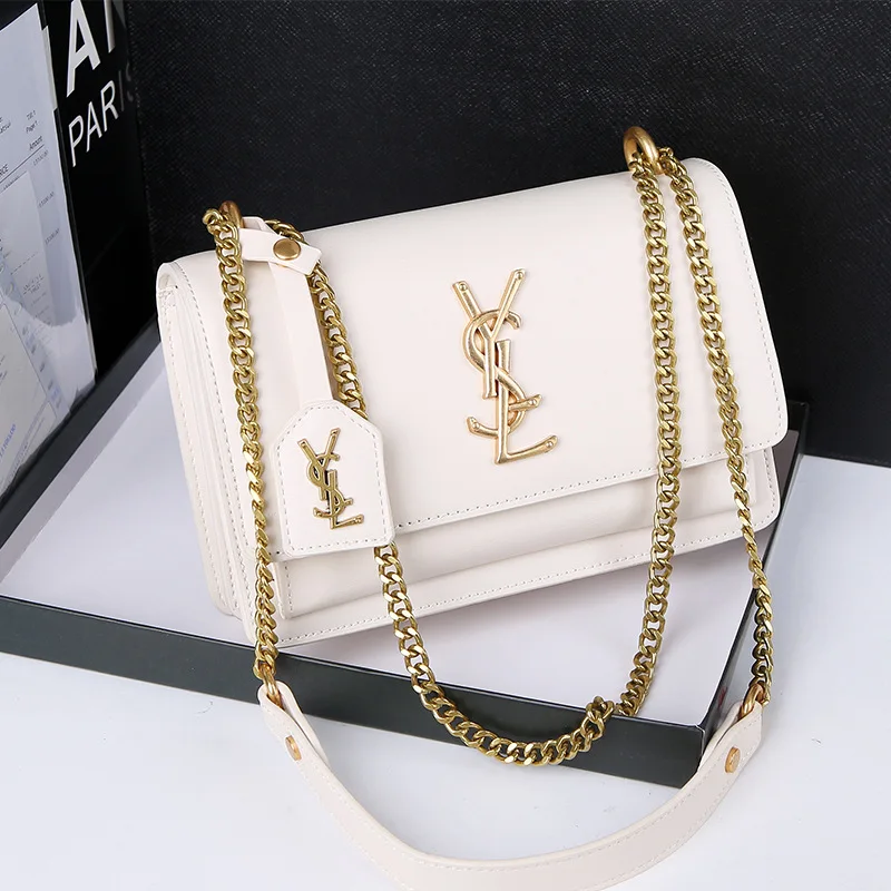 

Ladies Shoulder Bag New Fashion PU Ladies Messenger Bag Metal Handle Ladies Hand Designer Bag