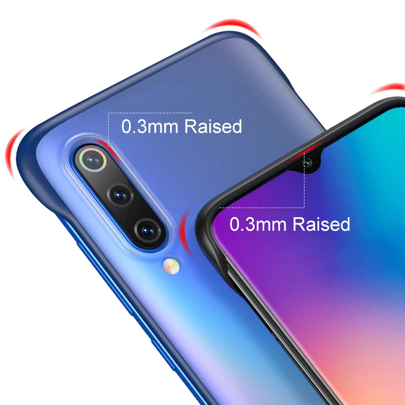 Прозрачный Бескаркасный чехол для Xiaomi mi 9T 9 SE 9SE T9 с эффектом потертости из жесткого поликарбоната Xio mi 9T mi T9 Pro mi 9 mi 9SE задняя крышка с кольцом на палец