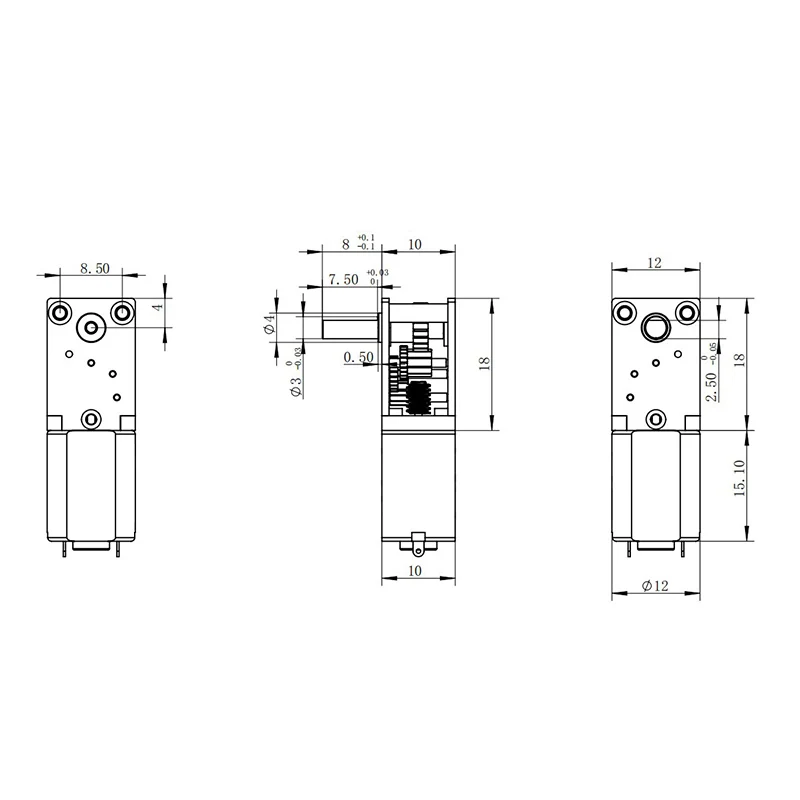 DC3V/6 V/12 V Мини Микро N20 мотор-редуктор цельнометаллический редуктор медленная скорость большой крутящий момент Шестерня DIY робот автомобиль Eleltric замок