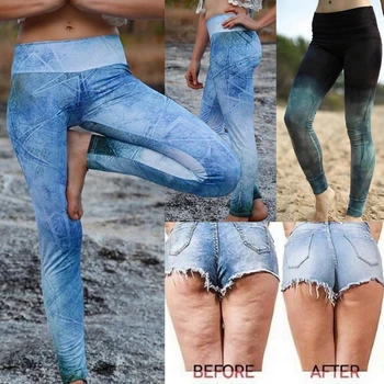 

Sexy Women Sports Pants Yoga Skinny Pants Gym Training Leggings Exercise Workout Leggings