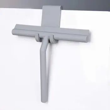 

Glass Wiper Shower Squeegee Window Glass Wiper Scraper Cleaner with Silicone Blade Holder Hook for Bathroom Kitchen Car Glass