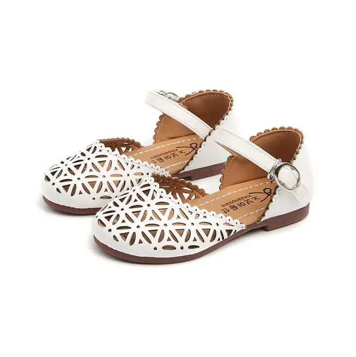 New Summer Autumn Children Shoes Girls Sandals Breathable Princess Leather Shoes for Wedding Party Girls Sport Shoes Dance Shoes