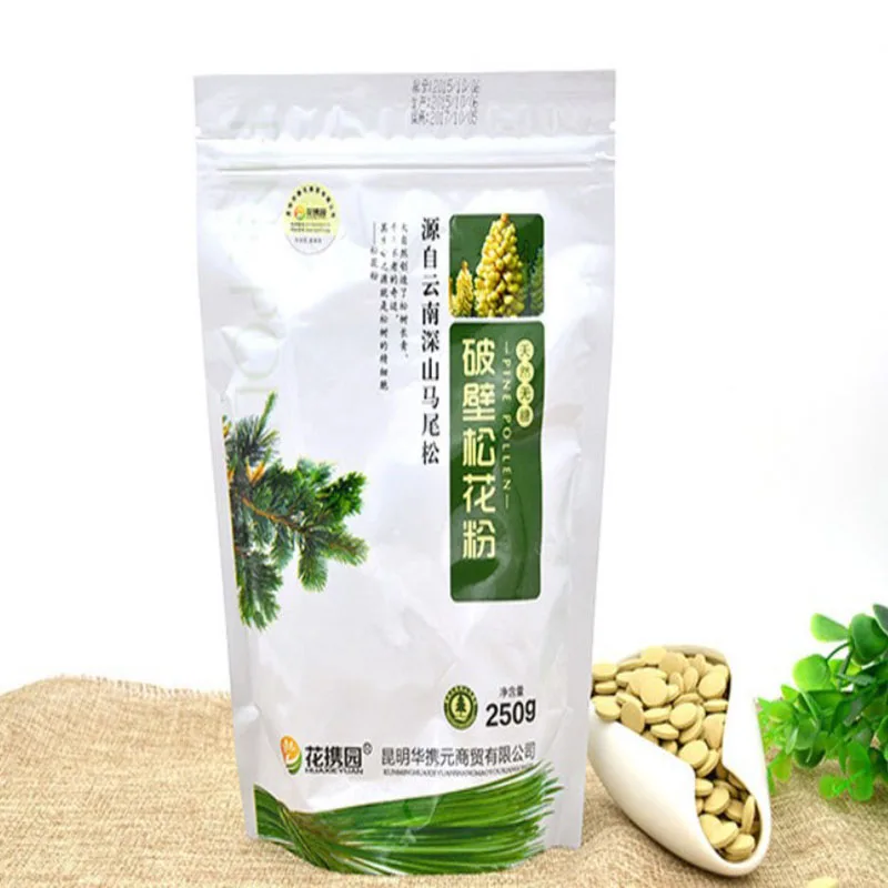 

1000PCS Organic Pine Pollen Powder Tablet 99 Percent Broken Cell Wall