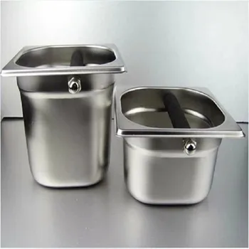 

Coffee Powder Residue Box Black Deep Bowl Non-slip Detachable Knock Bar Coffee Machine Grounds Recycling Bucket Grind Trash Bin
