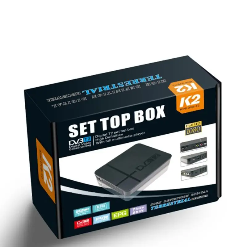 Мини модель DVB-T2 K2 телеприставка DVB-T2 Full HD цифровой наземный приемник тюнер