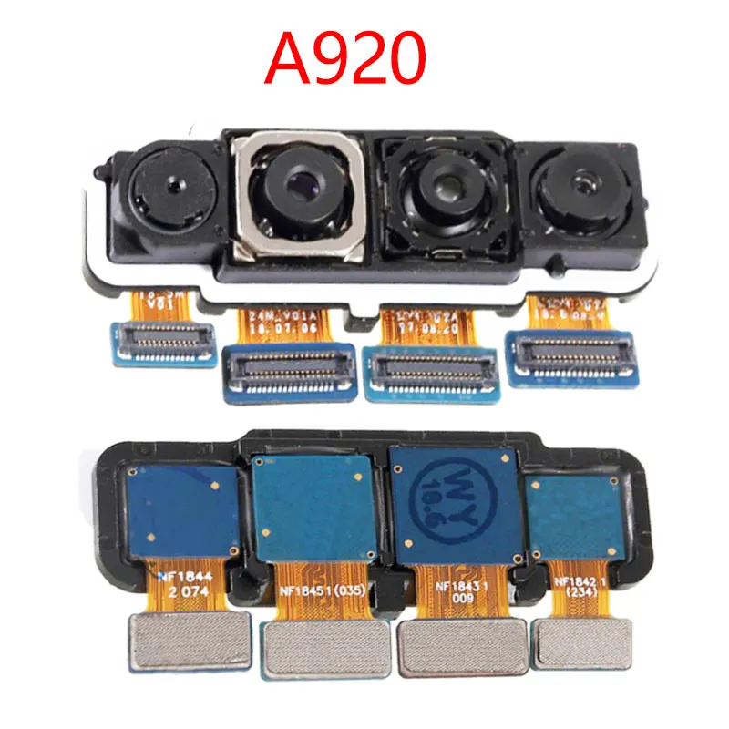 Маленькая фронтальная камера Flex для samsung Galaxy A9 A920 A920F A7 A750 A750F задняя большая Основная камера Модуль гибкий кабель