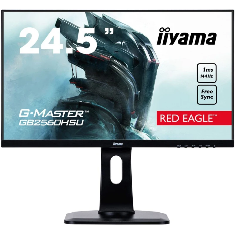 Монитор Iiyama 24.5" G-Master GB2560HSU-B1 TN 1920x1080 144Hz FreeSync 400cd/m2 16:9