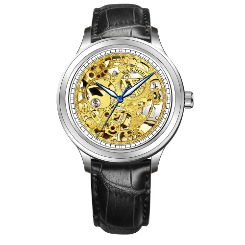 black 2 Relogio Masculino Skeletonl мужские s часы лучший бренд класса люкс автоматические механические часы мужские полностью стальные деловые водонепроницаемые часы - Цвет: black 2