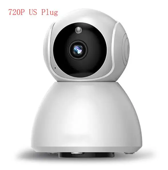 720P US PLUG WiFi Детский Монитор инфракрасного ночного видения беспроводная ip-камера может дистанционно управлять детской видеоняни пульт дистанционного управления PTZ - Цвет: 720P US PLUG