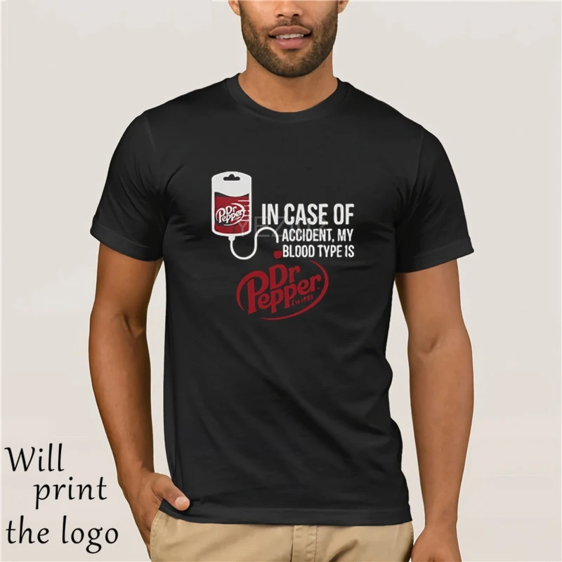 

In Case Of Accident My Blood Type Is Dr Pepper Men'S T Shirt