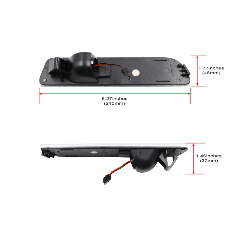 OEM подходит для Ford S197 Mustang 2005 2006 2007 2008 2009 светодиодный задний боковой габаритный указатель поворота лампа прозрачная/дымовая линза для автомобиля-Стайлинг