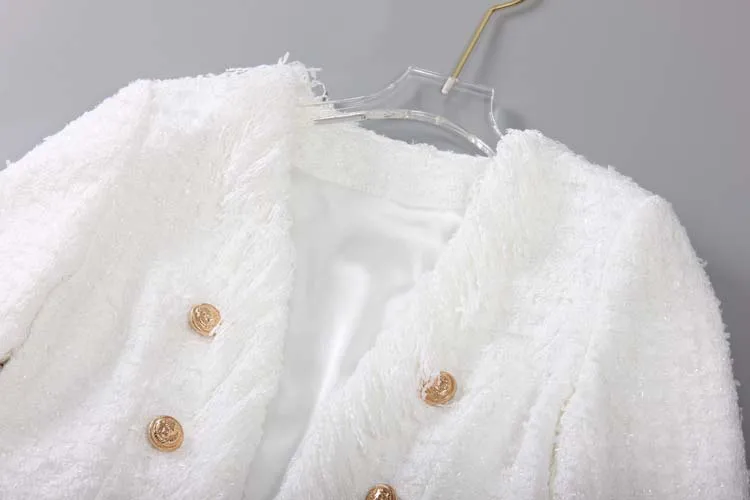 S-xxl Высококачественная Новая модная однотонная яркая шелковая шерстяная тонкая женская куртка с длинными рукавами и кисточками короткая юбка из двух предметов