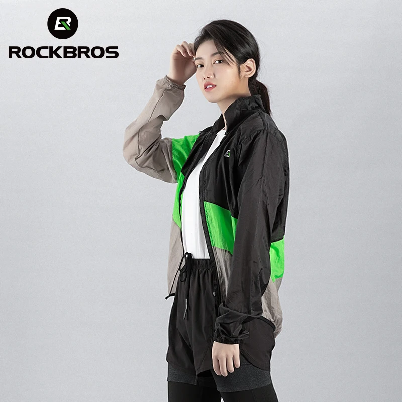 ROCKBROS Велоспорт Джерси Женский дышащий ультра-светильник MTB куртка мужская быстросохнущая велосипедная одежда для спорта на открытом воздухе велосипедная одежда