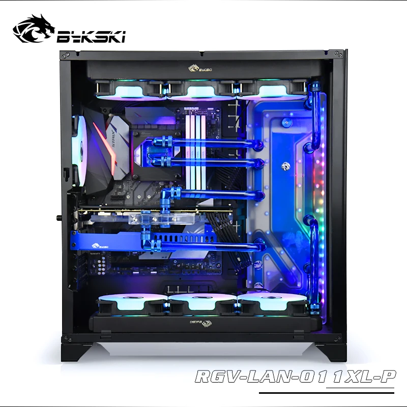BYKSKI Acrylic Board Water Channel Solution use for LIANLI O11 Dynamic XL case / Kit for CPU and GPU Block / Instead reservoir BYKSKI Acrylic Board Water Channel Solution use for LIANLI O11 Dynamic XL case / Kit for CPU and GPU Block / Instead reservoir