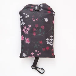 Foldable Premium Quality Reusable Eco - Friendly Shopping Tote Bag with Hook (SJ 1)