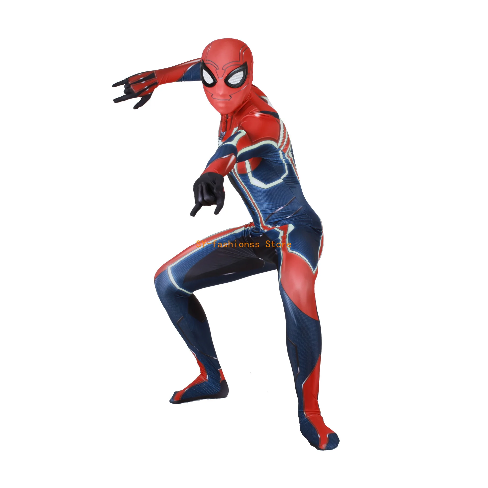 Стиль, костюм для мальчиков-пауков, 3D принт, спандекс, аниме, косплей, Zentai
