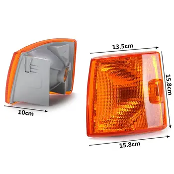 

Pair Front Corner Light Indicator Turn Signal Lamp For VW Transporter T4 1992 1993 1994 1995 1996 1997 1998 1999 2000 2001-2003