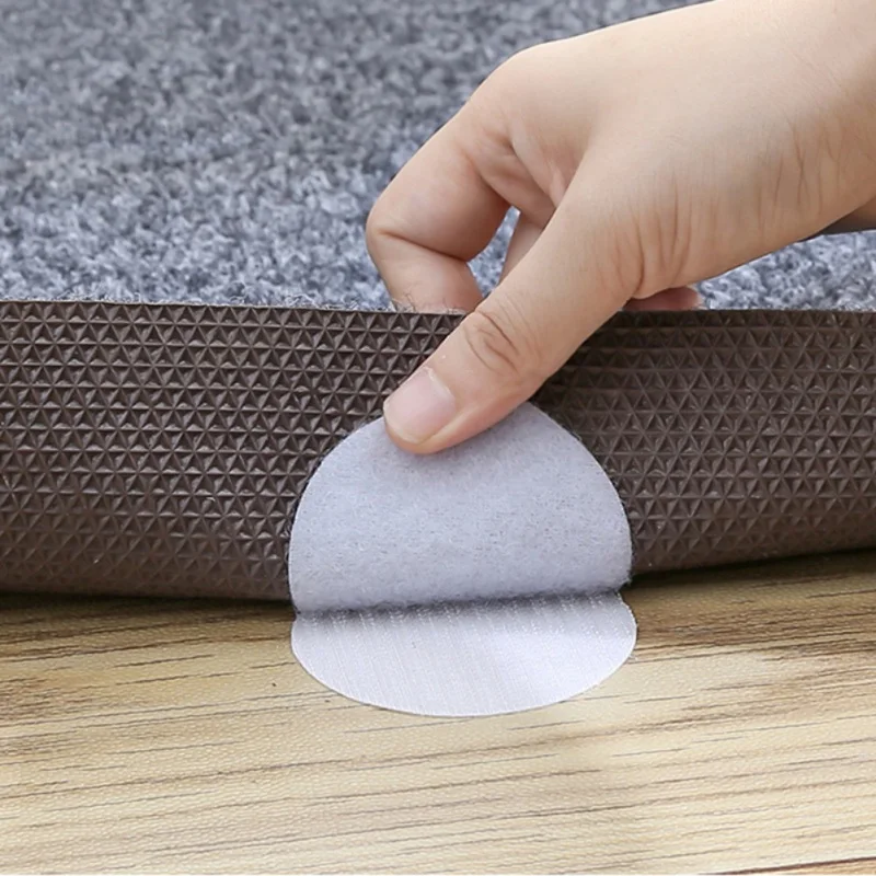 

Double-sided Carpet Pad Adhesive Sticker Anti Slip Mat Pads Anti Slip Sticker Silicone Grip For Home Bath Living 5pcs/set