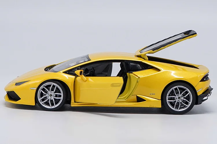 Welly 1/24 1:24 Lamborghini Huracan LP610-4 спортивный гоночный автомобиль Транспортное средство литье под давлением дисплей Модель игрушки на день рождения для детей мальчиков и девочек