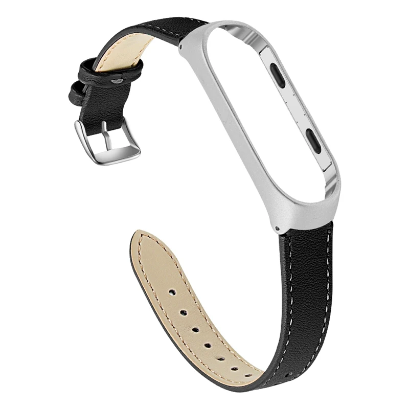 OULUCCI браслет для xiaomi mi Band 4 ремешок силиконовый ремешок для xiaomi mi band 3/4 ремешок mi band 4 браслет - Color: Black
