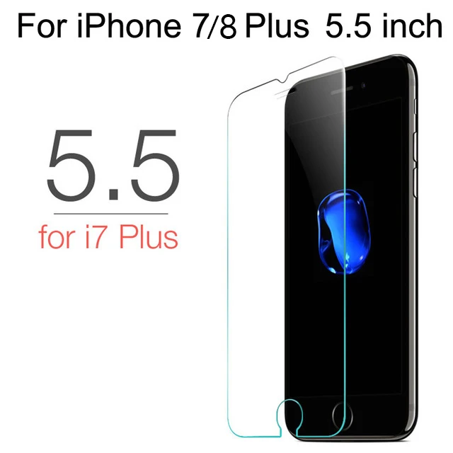 For 7 Plus 8 Plus 10 шт. Защитное стекло для iphone X XS 11 Pro Max XR 7 8 6s Plus, защита экрана HD, закаленное стекло для iphone 11 Pro Max glass - Цвет: For 7 Plus 8 Plus