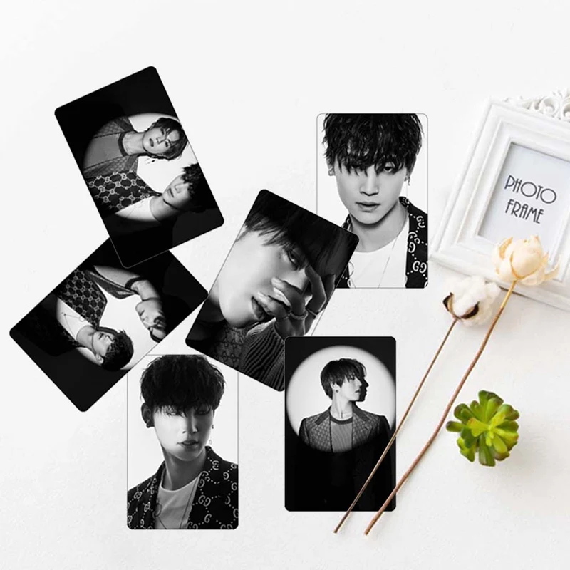 10 шт./компл. GOT7 JUS2 альбом с украшением в виде кристаллов карты Стикеры HD Фотокарта Стикеры фото Stikcy карты