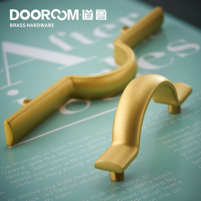 Dooroom, латунный мебельный светильник с ручками, роскошный, золотой, черный, тянет шкаф, шкаф, комод, Обувной Ящик, ящики, ручки шкафа