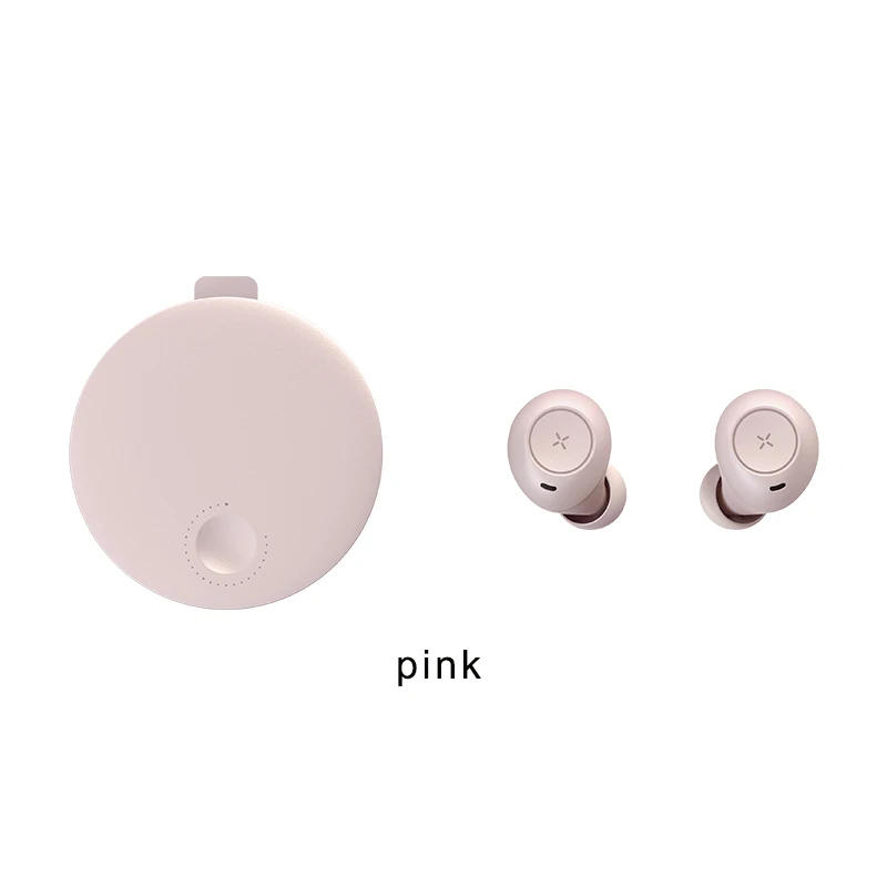 Pink Maoxin беспроводные наушники блютуз наушники за xiaomi iPhone Android без проводные наушники наушники с микрофоном bluetooth V5.0 наушники безпроводные - Цвет: Pink