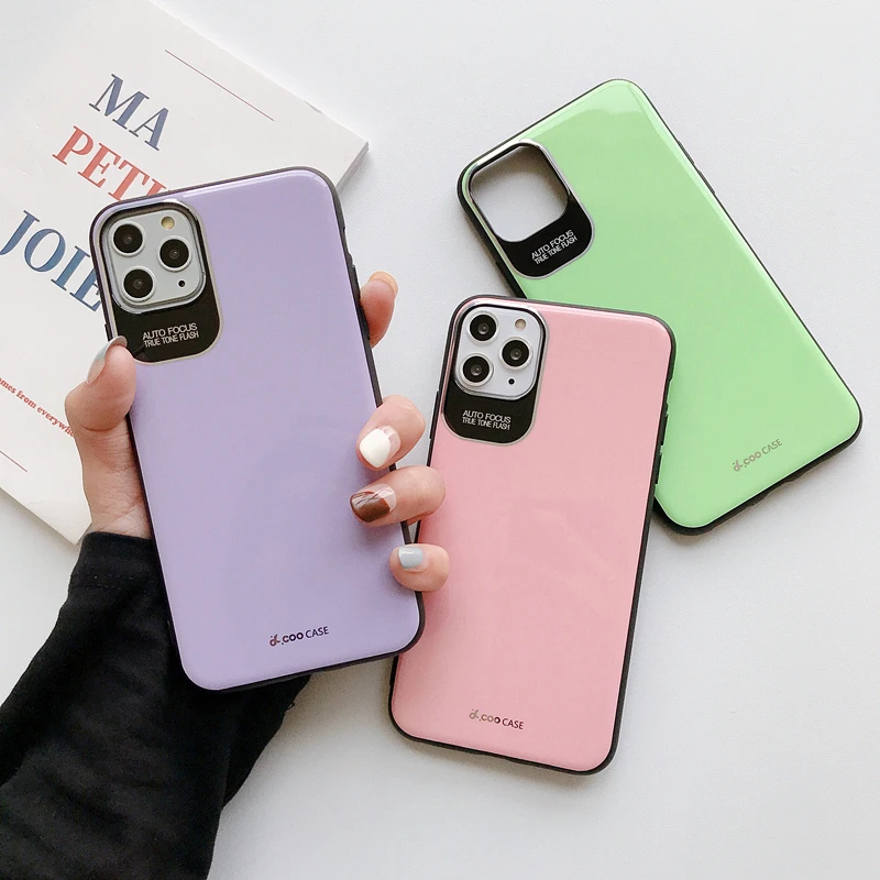 Cover For iPhone 11 Pro Max Case Fashion Porcelain Plating Camera Portected Mirror Xr X Xs 7 8 Plus 6S Coque |